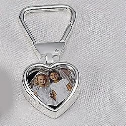KEY CHAIN WITH HEART FRAME
