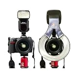 F170 Macro O Flash Ring For Canon 550ex 580ex/580ex Ii + 50d 40d 30d 20d 10d 5d 5d Ii 7d.
