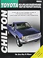 Chilton's Toyota Pick-ups/Land Cruiser/4Runner 1997-00 Repair Manual