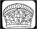 Mouse Pad with black and white, symbol, Estonia, sign, Europe, emblem, icon, design, crown
