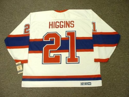 CHRIS HIGGINS Montreal Canadiens 1946 CCM Vintage Throwback Home NHL Hockey Jersey