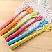 Just Life Kids Gifts Funny Bending Hand Gesture Ballpoint Pen Creative Gift for Student Office Lady 16pcs/lot