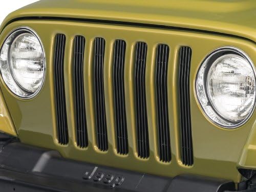 Red Rock 4x4 J40007 Black Billet Grille Inserts