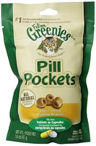 Greenies Feline Pill Pockets Chicken 1.6oz