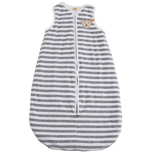 Steiff Unisex - Baby Schlafanzug (Einteiler), gestreift Nicky Schlafsack 0002888, Gr. 110c Preisvergleich