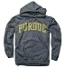Purdue Boilermakers Dark Heather Arch Hooded Sweatshirt