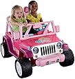 Power Wheels Barbie Jammin Jeep Wrangler, Dark Pink