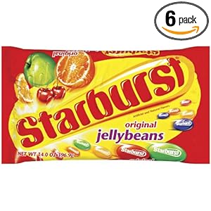 Starburst Original Jellybean, 14-Ounce Bags (Pack of 6)