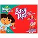 Pampers Easy Ups Trainers for Girls Size 6, 21-Count (Pack of 4)