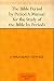 The Bible Period by Period A Manual for the Study of the Bible by Periods