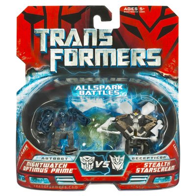 Childrens Toyshop  Toys : Transformer Movie Legends Allspark Battle - Nightwatch Optimus prime Vs Stealth Starscream