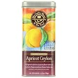 The Coffee Bean   Tea Leaf Tea Hand Picked Apricot Ceylon 20 Count Tins  Pack of 2 