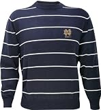 Notre Dame Fighting Irish Spaced Striped Crewneck Sweater