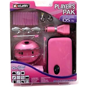 Komodo Nintendo DS Lite 25 in 1 Players Pak Pink