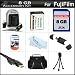 8GB Accessories Kit For Fuji Fujifilm FinePix SL300, SL280, SL260, SL240 Digital Camera Includes 8GB High Speed SD Memory Card + Extended (2000 Mah) Replacement Fuji NP-85 Battery + AC/DC Rapid Charger + Mini HDMI Cable + Case + Screen Protectors + More