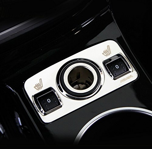 VCiiC Stainless steel Heated seats sequins Trim Sticker