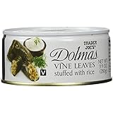Trader Joe's Dolmas Vine Leaves Stuffed with Rice (Pack of 2)