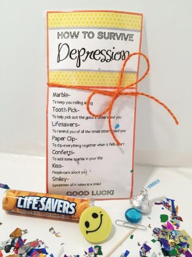 How to Survive Depression Interactive Greeting Card - Just Something to Cheer You Up!