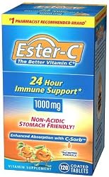 Ester C 1,000 mg Tabs, 120 ct