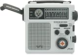 Etón FR300 Hand-cranked AM/FM/VHF/NOAA radio White