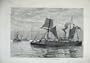 1879 Epsilon Steel Gun Boat Chinese Government Ship Art