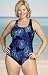 Radiance Flex Back Plus Size One Piece Chlorine Proof Swimsuit - Women's Swimwear Plus Size Swimsuits