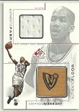 Stephon Marbury Nets Knicks 2000-01 SP Authentic Game Used Jersey Floor Combo