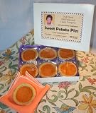 Sweet Potato PIE / Single Serving / Each Pie is a Delicious 2 Ounces / Individually Wrapped for Freshness / Six Pies Per Attractive Box