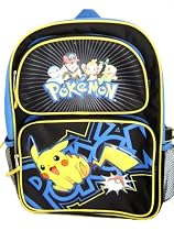 Pokemon Pikachu Diamond Pearl Large Backpack w/ Bottle