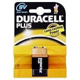Duracell Plus MN1604 Alkaline 9 V Battery