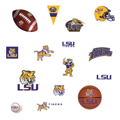 RoomMates RMK1106SCS Louisiana State University Peel & Stick Wall Decals