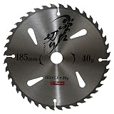 E-Value ぶった切りチップソー (木工用チップソー) 185mm 40P