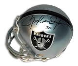 Mark Van Eeghen Oakland Raiders Mini Helmet Autographed - Autographed NFL Mini Helmets