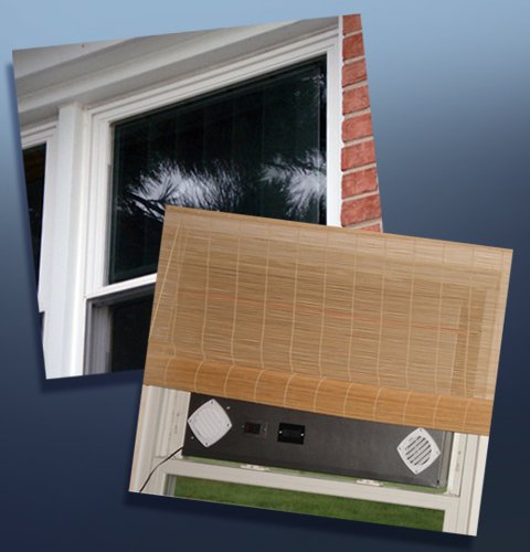 Double Hung Window Solar Air Heater Panel - 27