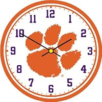 Clemson Clock 12 Inch Diameter