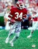 Herschel Walker Autographed/Hand Signed Georgia Bulldogs 8x10 Photo