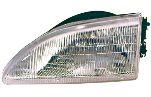 1994-1998 Ford Mustang Halo Projector Headlights /w Amber (Smoke)