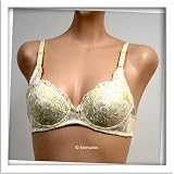 Art-Beau 2 Pack $46 Cream satin floral bra #2431 34AA