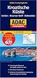 ADAC CampingKarte Kroatien. Istrien - Kvarner Golf - Dalmatien