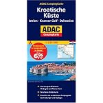 ADAC CampingKarte Kroatien. Istrien - Kvarner Golf - Dalmatien