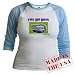 Fake and Baker Tanner Tanning Humor Jr. Raglan by CafePress