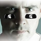 NCAA Michigan State Spartans Team Logo EyeBlack Strips