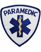 Paramedic EMT EMS Star Life Embroidered Patch Emergency Rescue Iron-On Ambulance