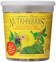 Lafeber Company Nutri-Berries Conure Pet Food, 12-Ounce
