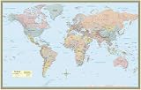 World Map Poster (Quick Study Wall Map Series)
