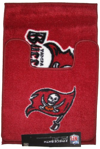 Tampa Bay Buccaneers NFL 2 Piece Bath Rug Mat Set