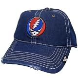 Grateful Dead - Stealie Distressed Denim Baseball Cap