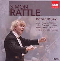 Rattle dirige les compositeurs Anglais (Coffret 11 CD)
