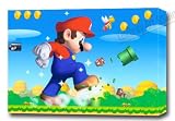 SUPER MARIO SMASH CANVAS ART GALLERY WRAP 28X20