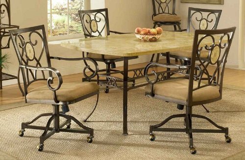 5pc Dining Set with Coat Finish